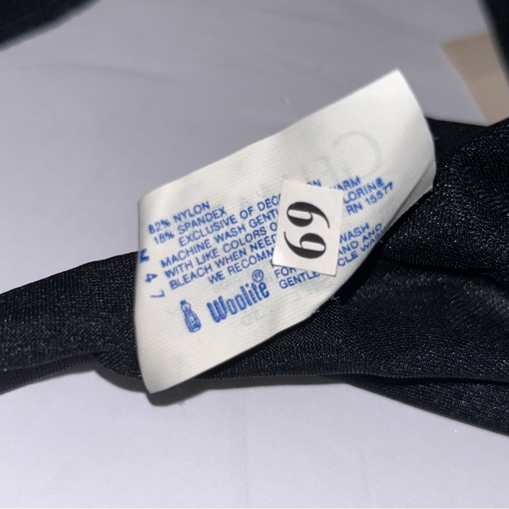 Vintage GELMART Style 2948 Black Wirefree Sheer Nylon Unlined Bralette Bra NWT - Picture 15 of 17